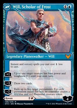 Rowan, Scholar of Sparks // Will, Scholar of Frost [Strixhaven: School of Mages] Magic: The Gathering