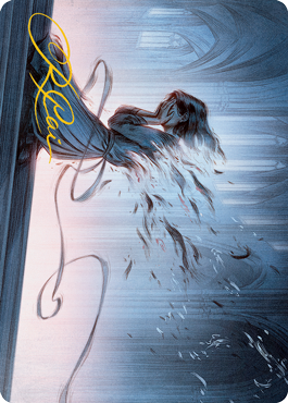 Fading Hope Art Card (Gold-Stamped Signature) [Innistrad: Midnight Hunt Art Series] Magic: The Gathering