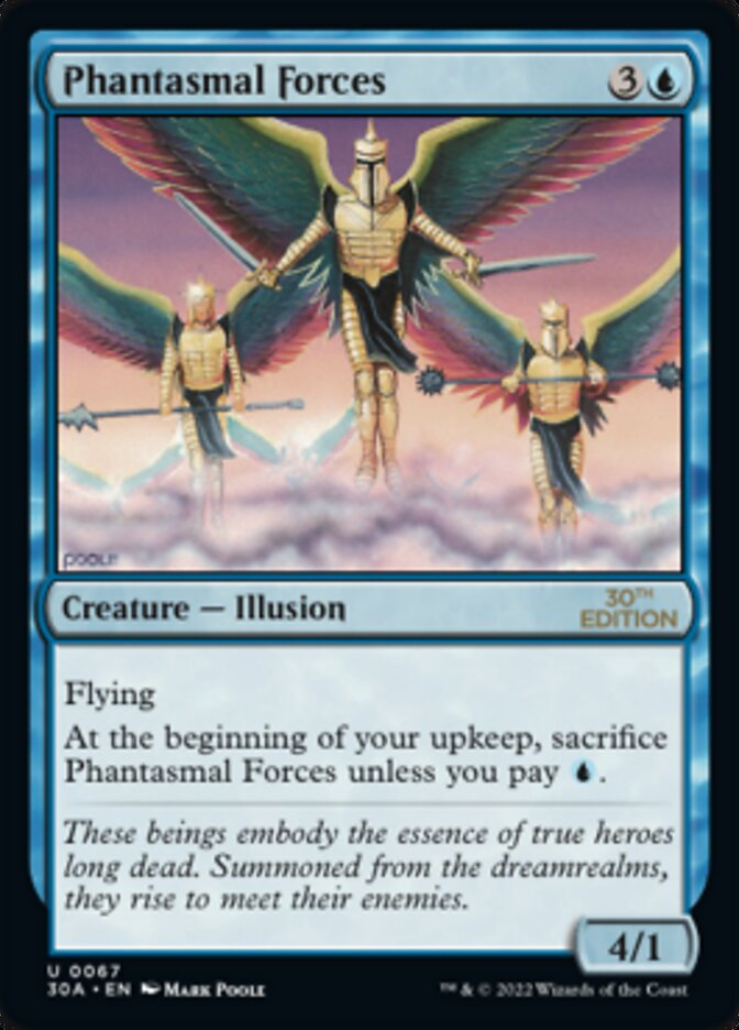 Phantasmal Forces [30th Anniversary Edition] Magic: The Gathering