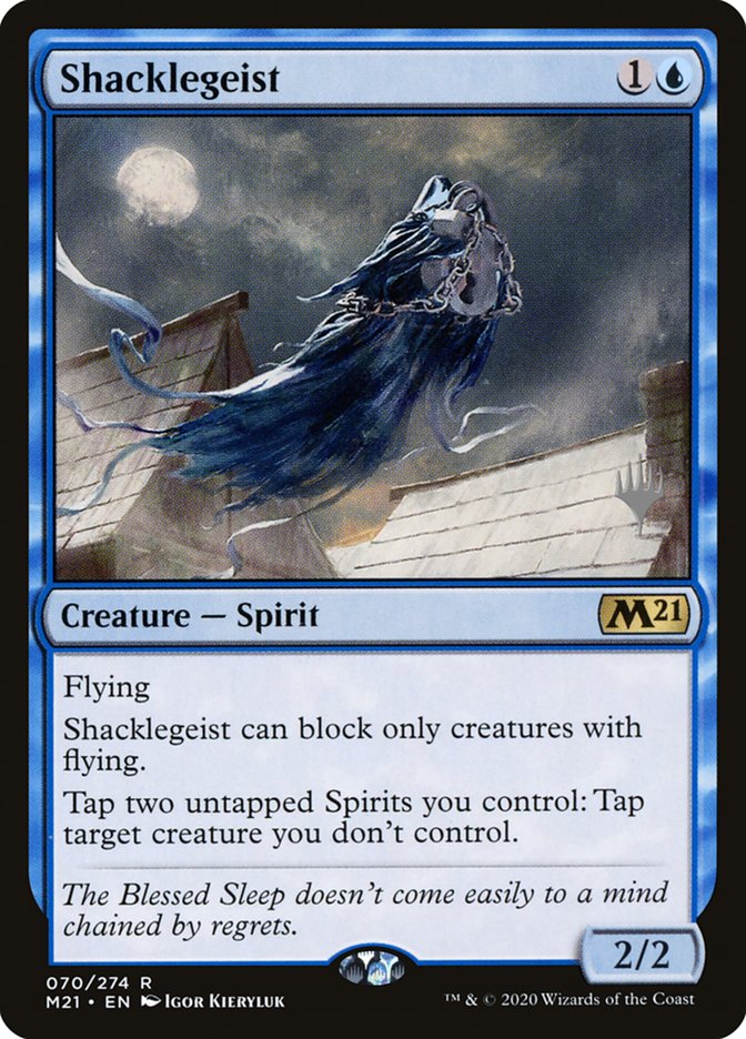 Shacklegeist (Promo Pack) [Core Set 2021 Promos] Magic: The Gathering