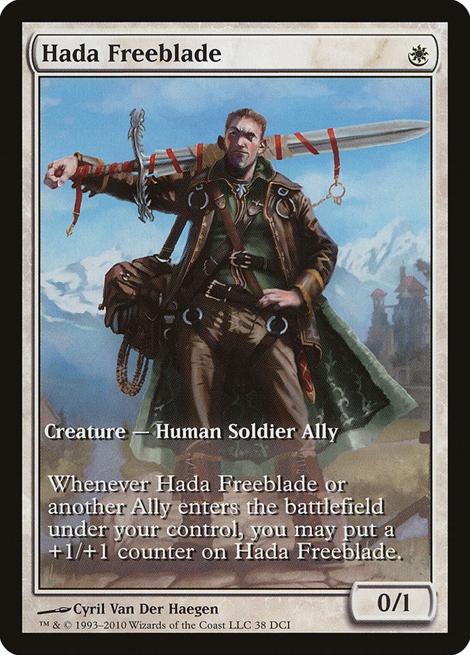 Hada Freeblade (Extended Art) [Worldwake Promos] Magic: The Gathering