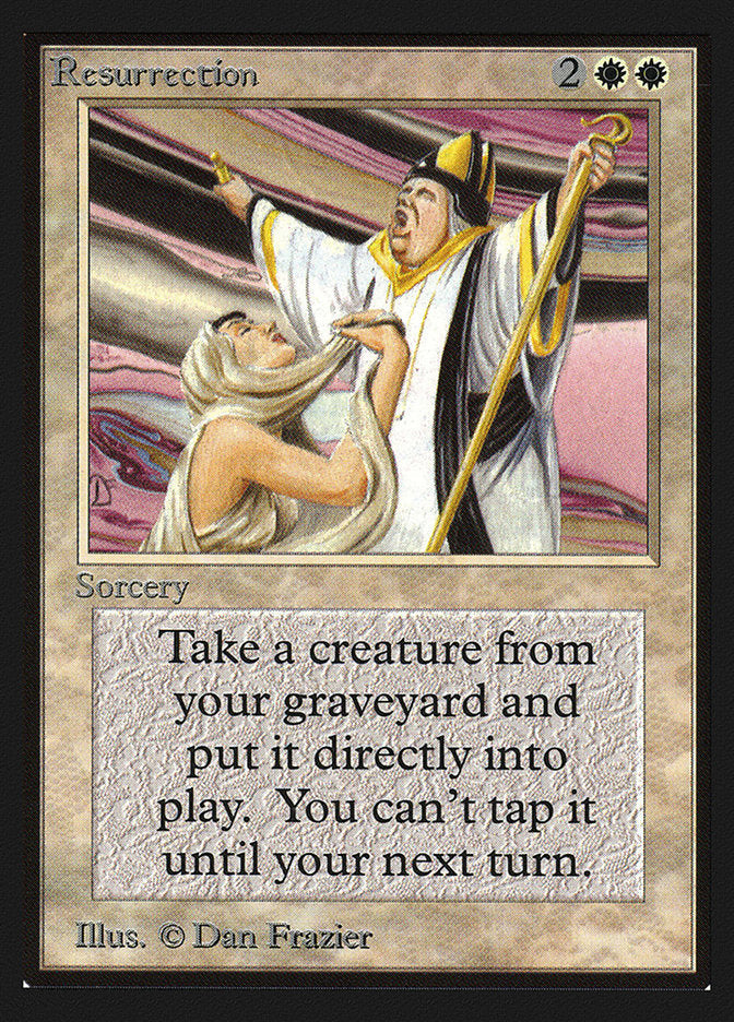 Resurrection [International Collectors' Edition] Magic: The Gathering