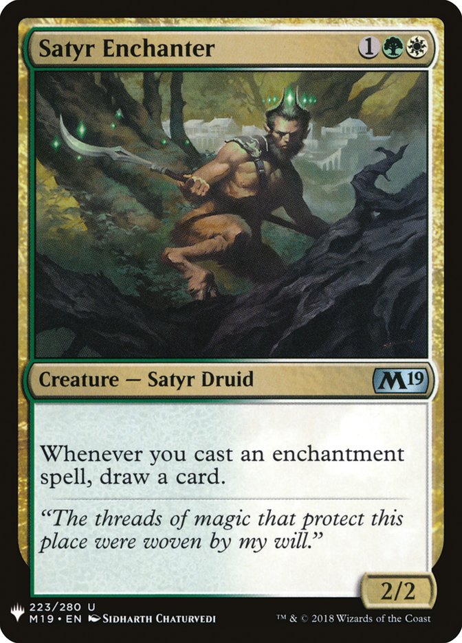 Satyr Enchanter [Mystery Booster] Magic: The Gathering
