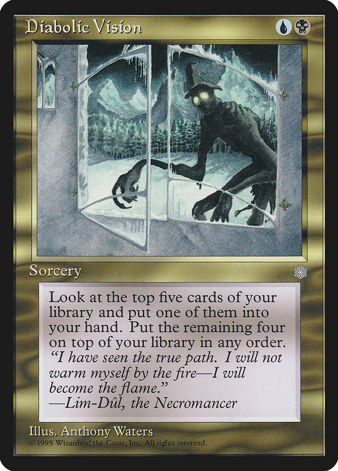 Diabolic Vision [Ice Age] Magic: The Gathering