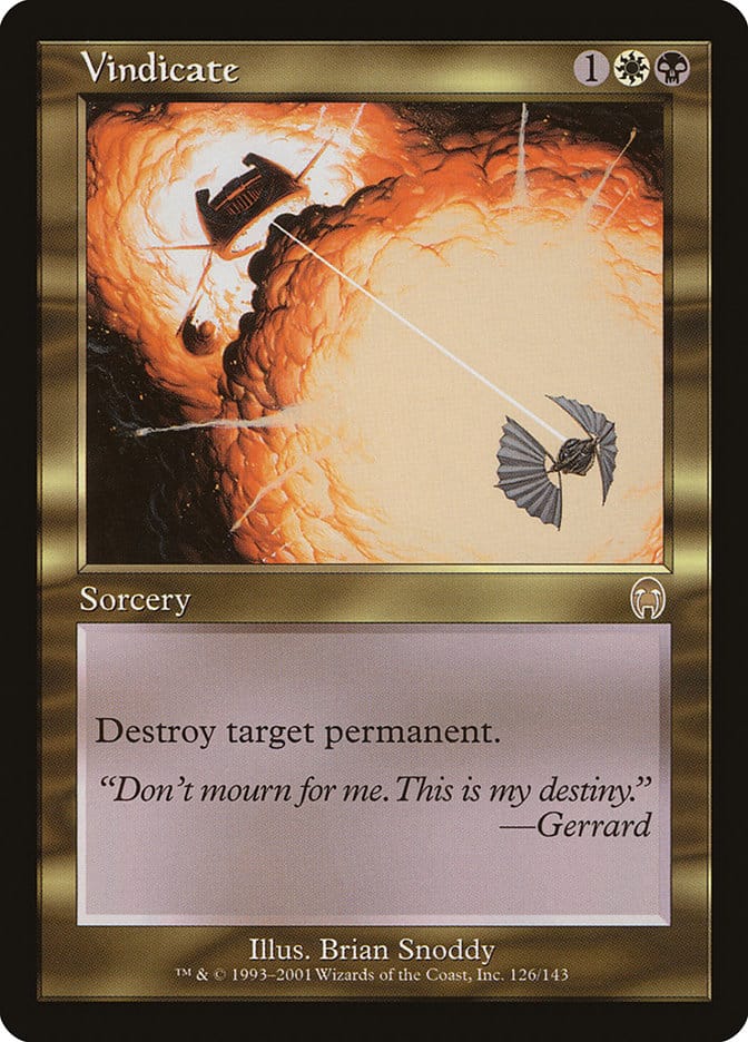 Vindicate [Apocalypse] Magic: The Gathering