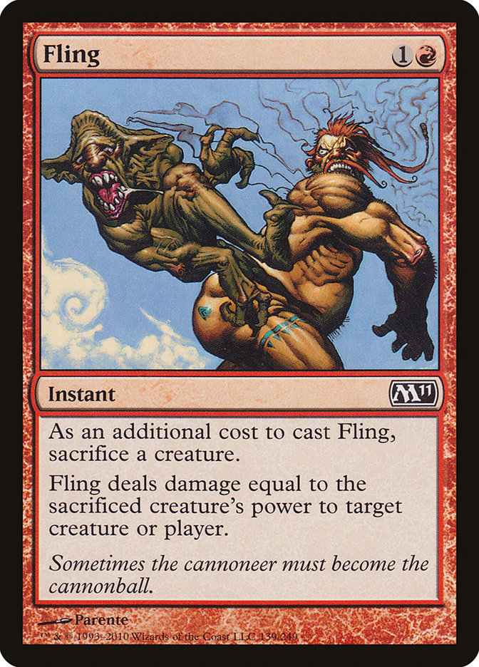 Fling [Magic 2011] Magic: The Gathering