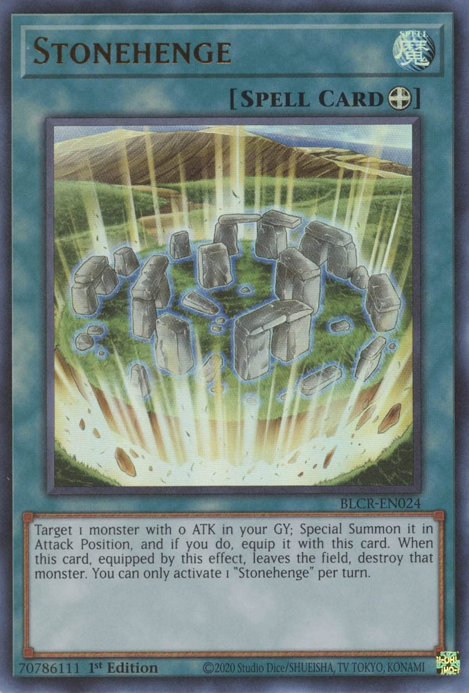 Stonehenge [BLCR-EN024] Ultra Rare - Yugioh Cards For Your TCG Needs!