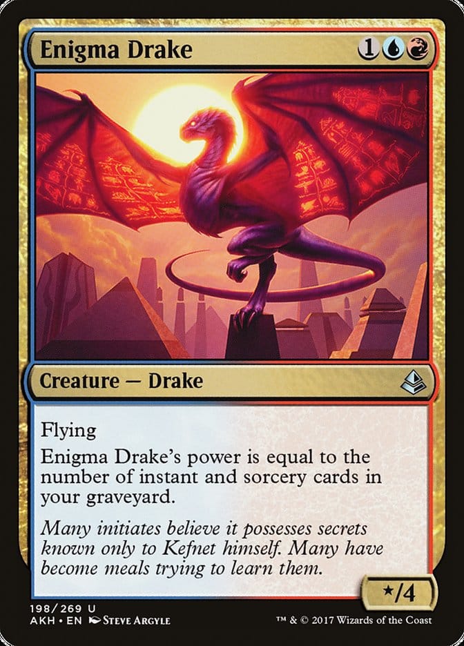 Enigma Drake [Amonkhet] Magic: The Gathering
