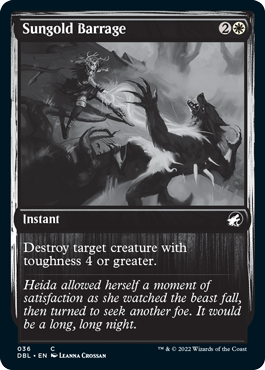 Sungold Barrage [Innistrad: Double Feature] Magic: The Gathering