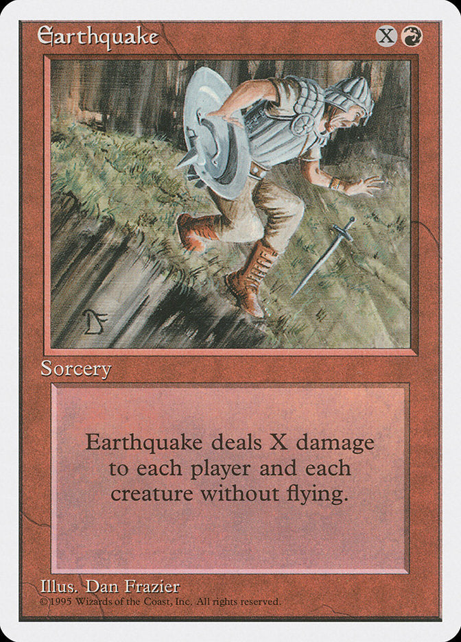 Earthquake [Fourth Edition] Magic: The Gathering