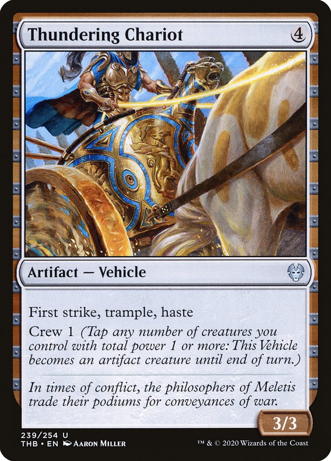 Thundering Chariot [Theros Beyond Death] Magic: The Gathering