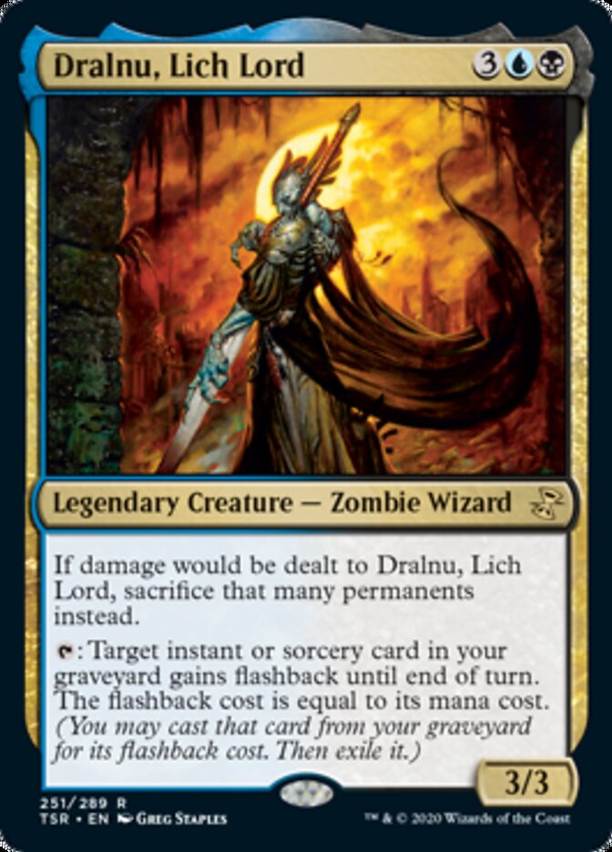 Dralnu, Lich Lord [Time Spiral Remastered] Magic: The Gathering