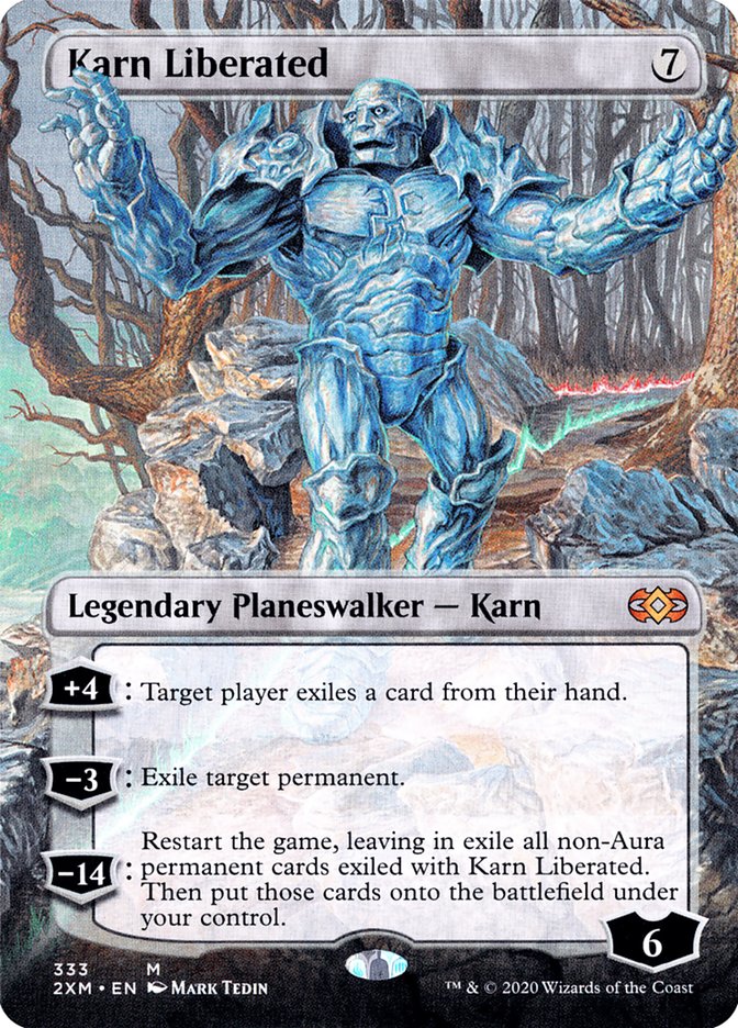 Karn Liberated (Toppers) [Double Masters] Magic: The Gathering