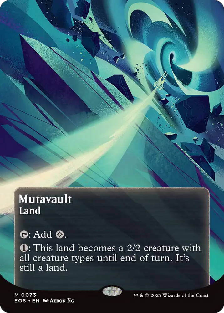 Mutavault (0073) (Borderless) [Edge of Eternities: Stellar Sights] Magic: The Gathering