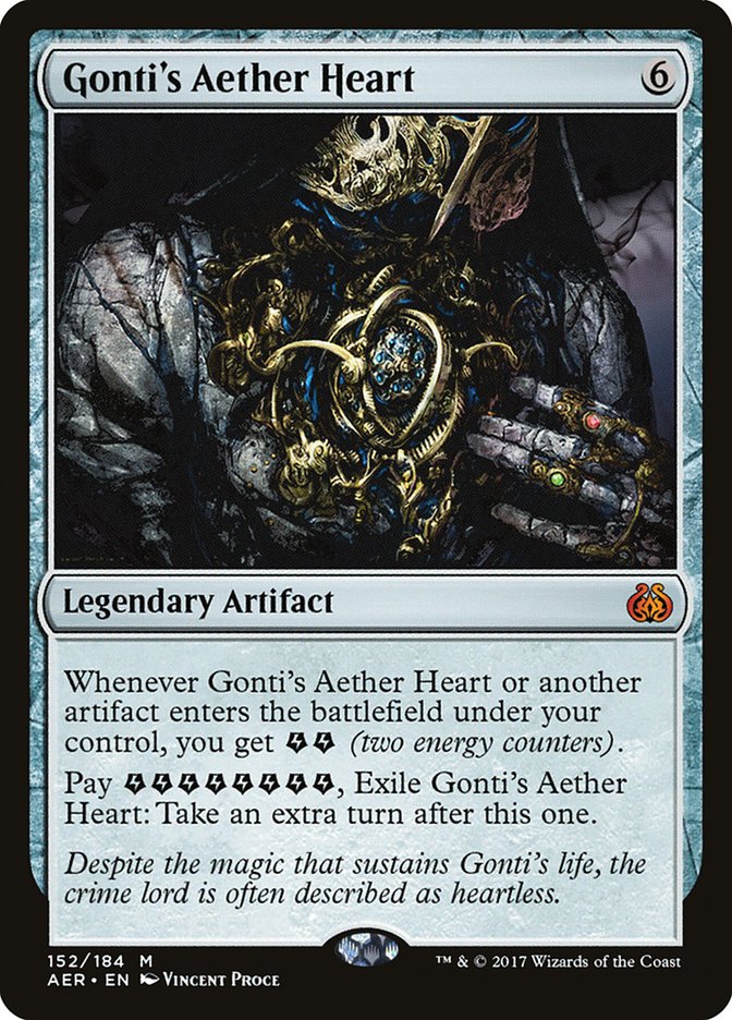 Gonti's Aether Heart [Aether Revolt] Magic: The Gathering