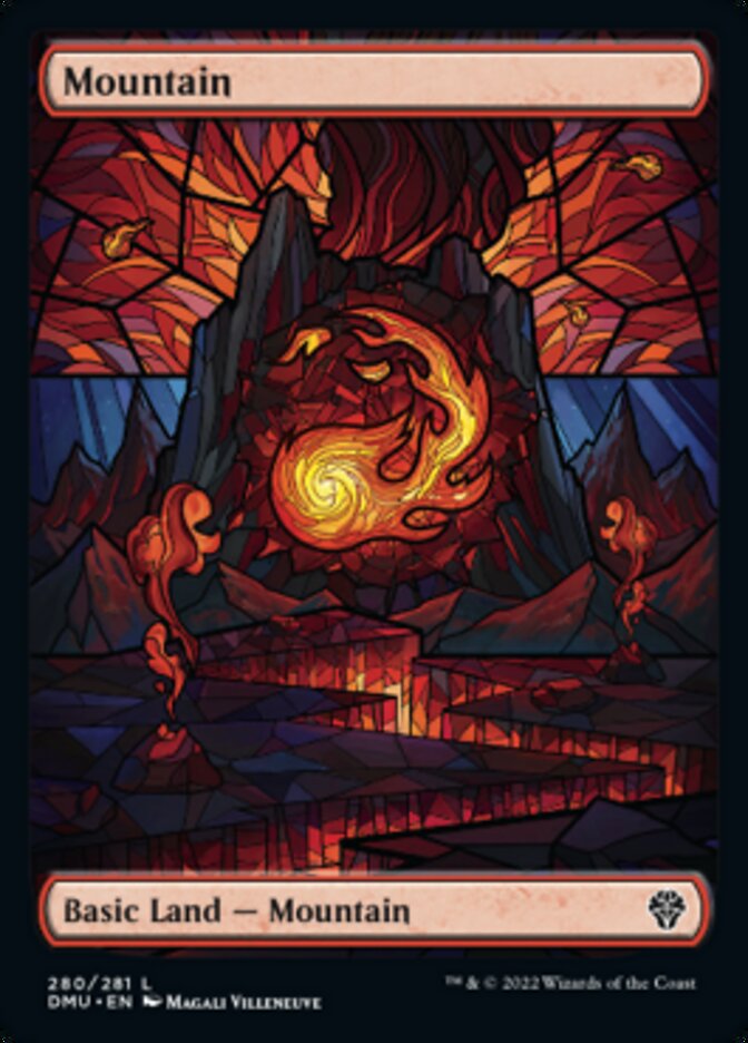 Mountain (Showcase) [Dominaria United] Magic: The Gathering
