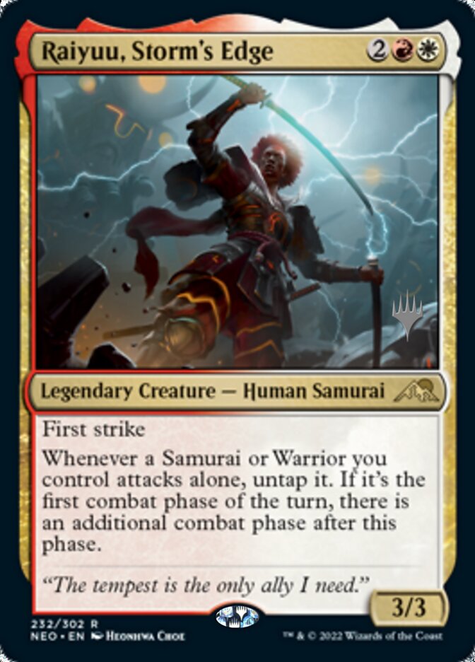 Raiyuu, Storm's Edge (Promo Pack) [Kamigawa: Neon Dynasty Promos] Magic: The Gathering