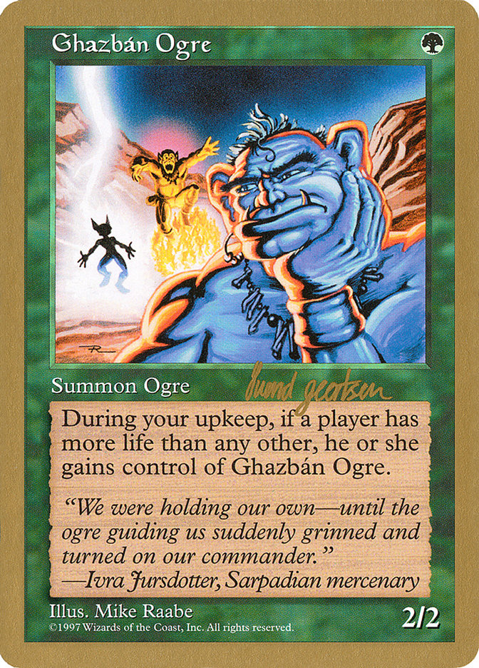 Ghazban Ogre (Svend Geertsen) [World Championship Decks 1997] Magic: The Gathering