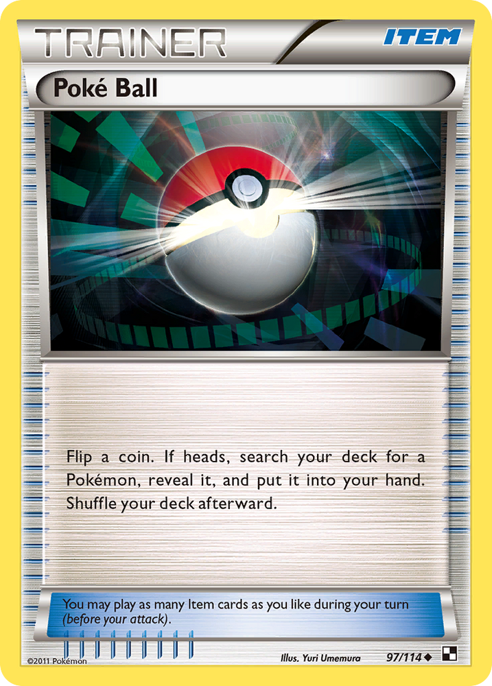Poke Ball (97/114) [Black & White: Base Set] Pokémon
