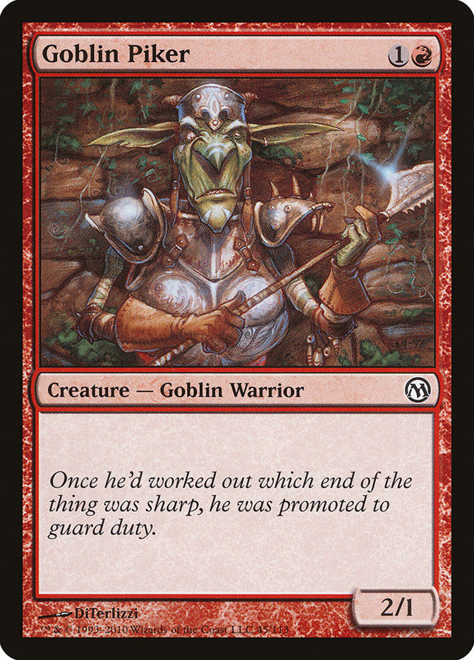 Goblin Piker [Duels of the Planeswalkers] Magic: The Gathering
