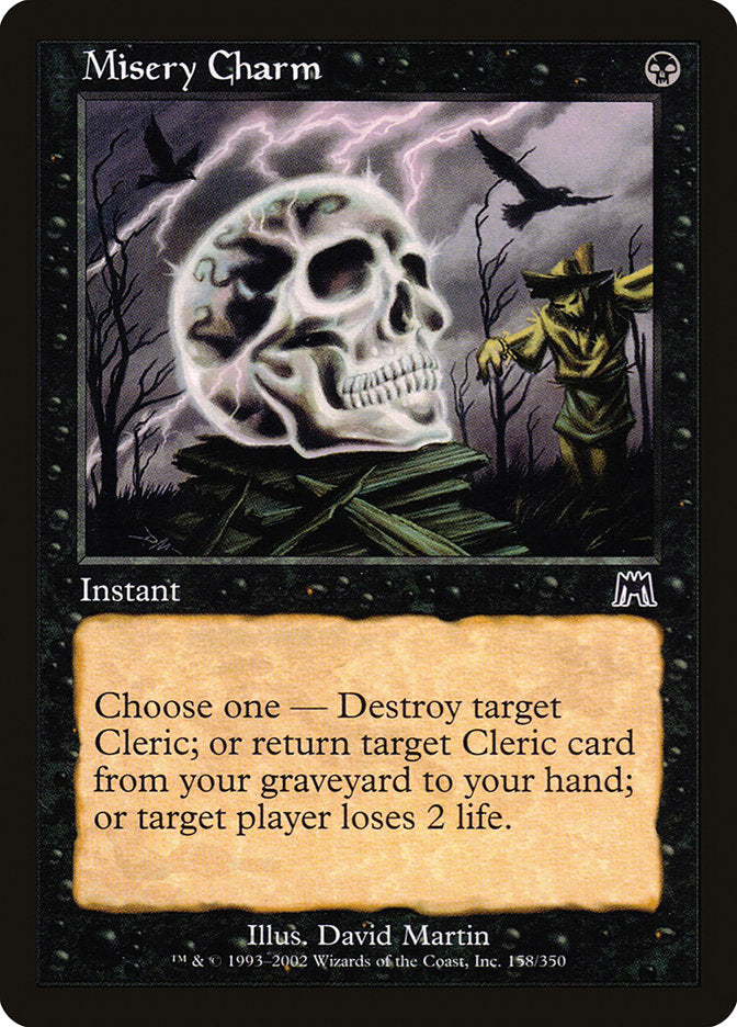Misery Charm [Onslaught] Magic: The Gathering