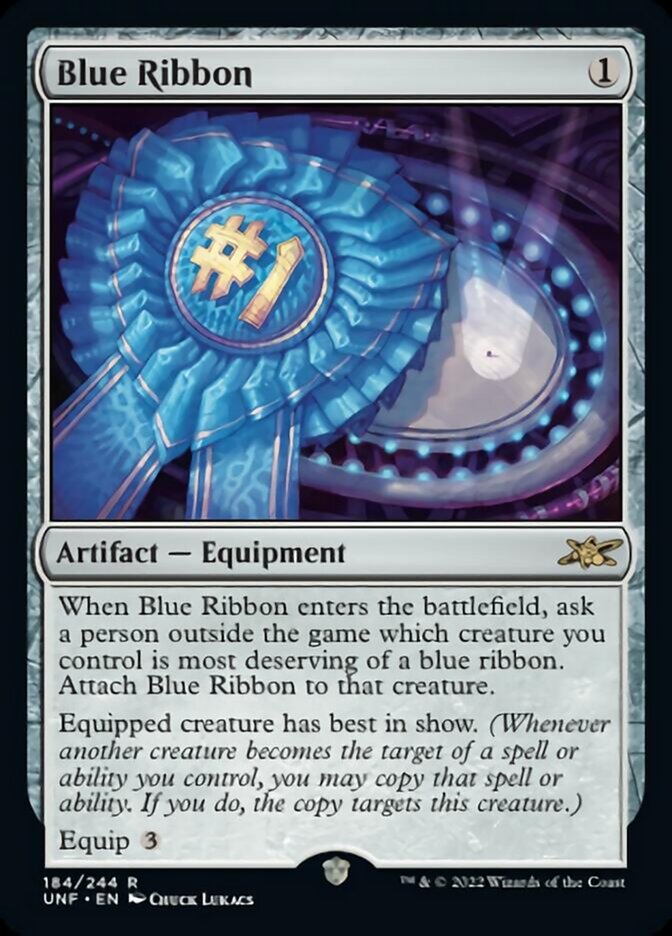 Blue Ribbon [Unfinity] Magic: The Gathering
