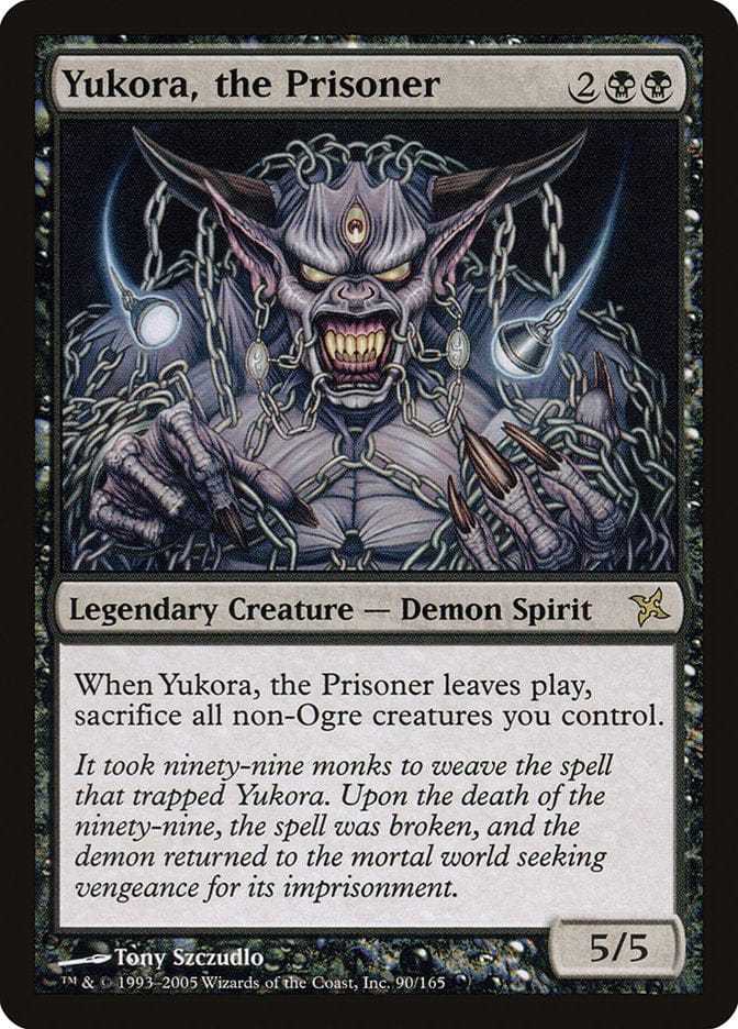 Yukora, the Prisoner [Betrayers of Kamigawa] Magic: The Gathering
