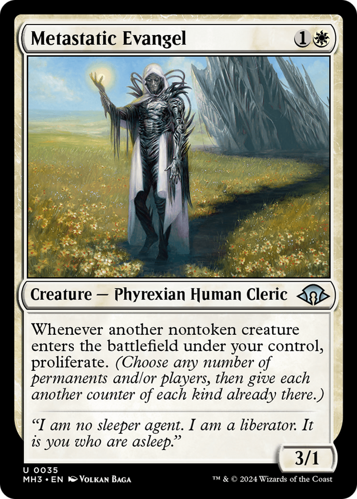Metastatic Evangel [Modern Horizons 3] Magic: The Gathering