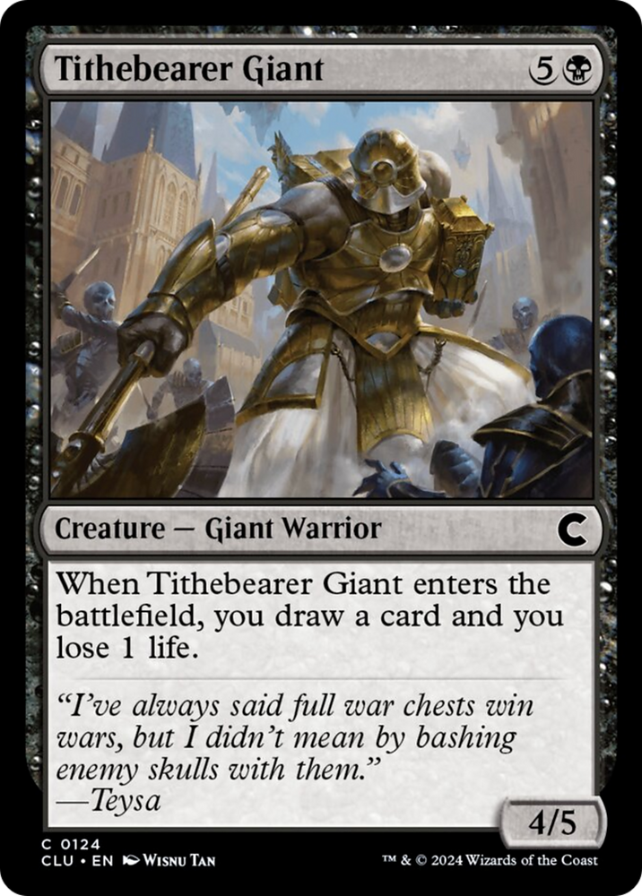 Tithebearer Giant [Ravnica: Clue Edition] Magic: The Gathering