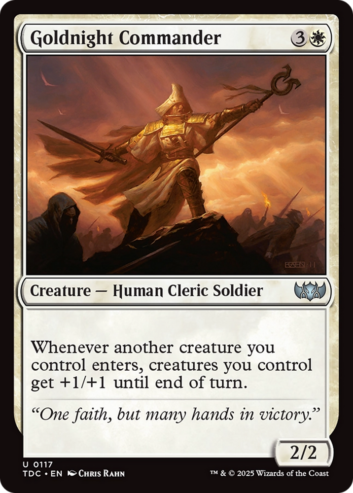 Goldnight Commander [Tarkir: Dragonstorm Commander] Magic: The Gathering