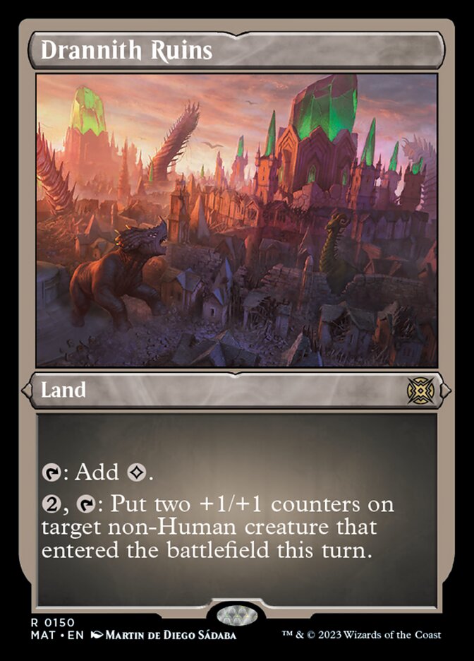 Drannith Ruins (Foil Etched) [March of the Machine: The Aftermath] Magic: The Gathering