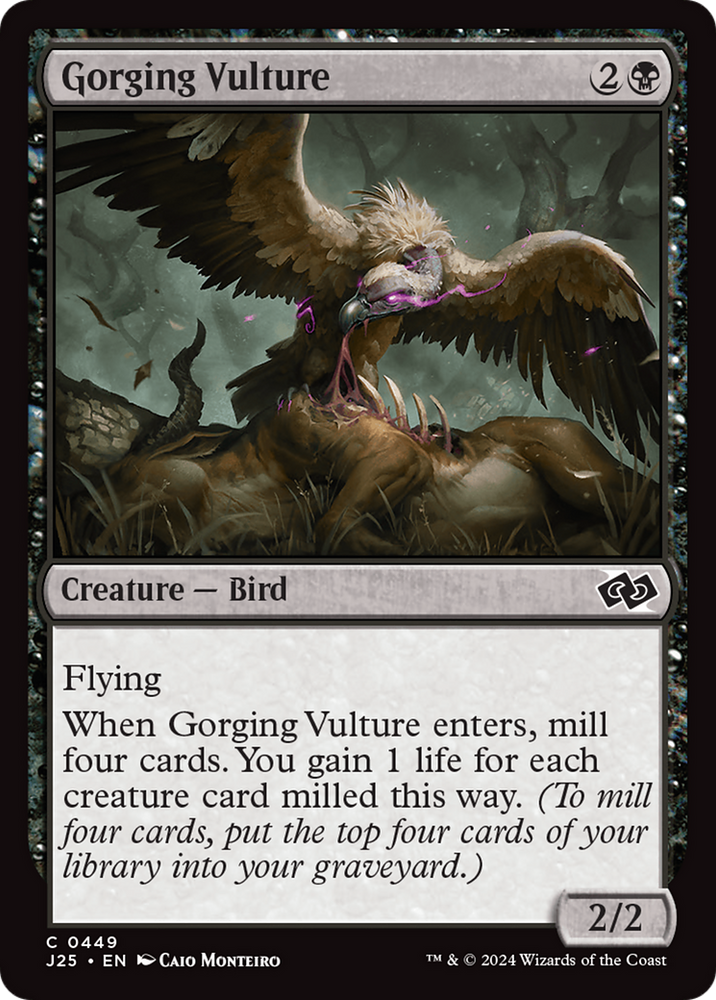 Gorging Vulture [Foundations Jumpstart] Magic: The Gathering