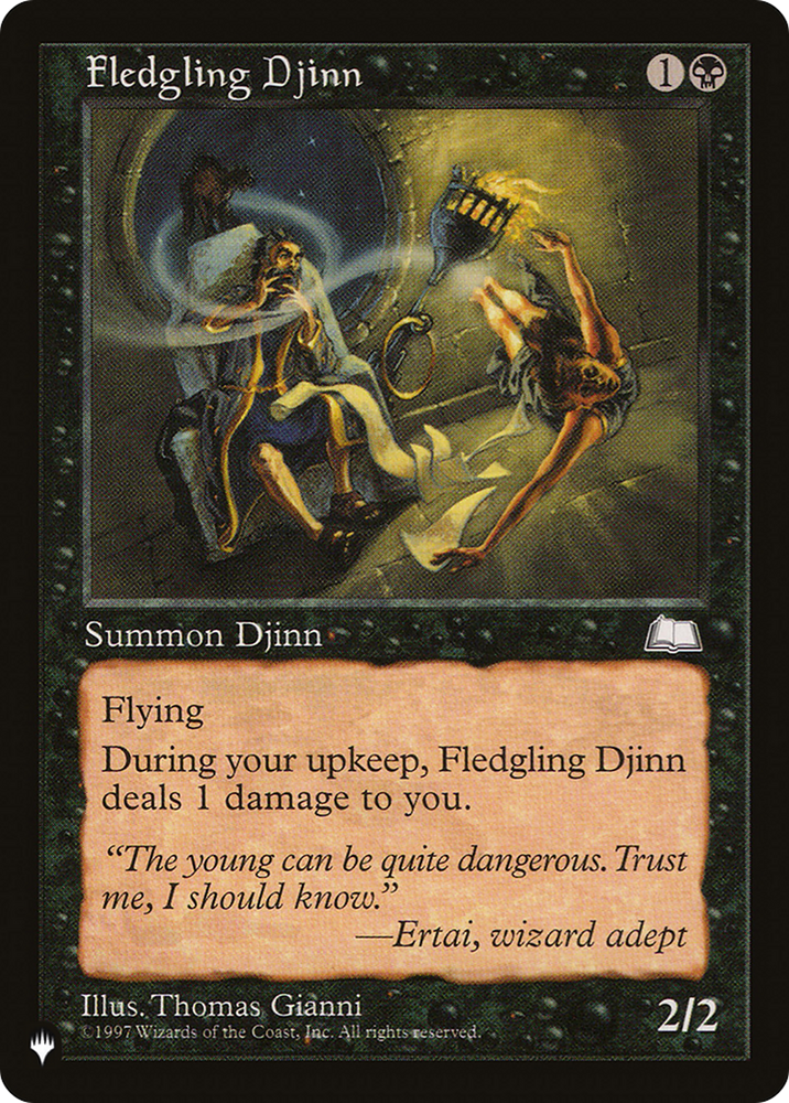Fledgling Djinn [The List] Magic: The Gathering