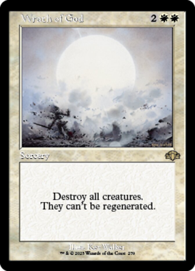 Wrath of God (Retro) [Dominaria Remastered] Magic: The Gathering