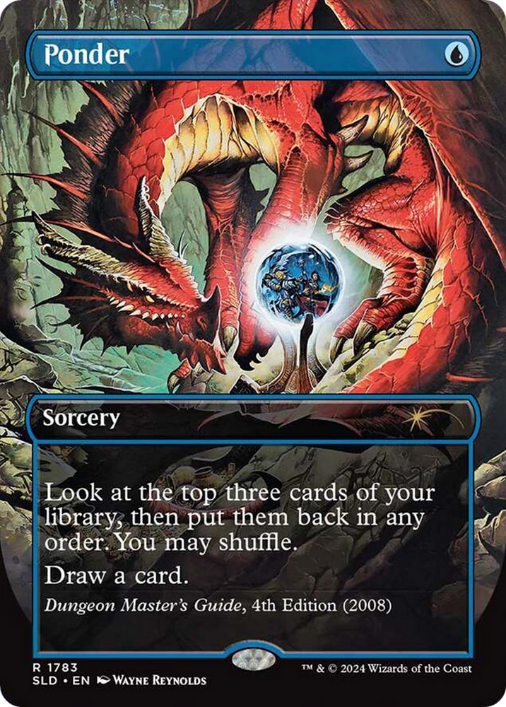 Ponder (1783) (Rainbow Foil) [Secret Lair Drop Series] Magic: The Gathering