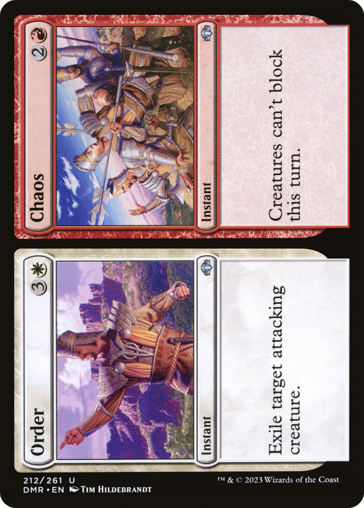 Order // Chaos [Dominaria Remastered] Magic: The Gathering