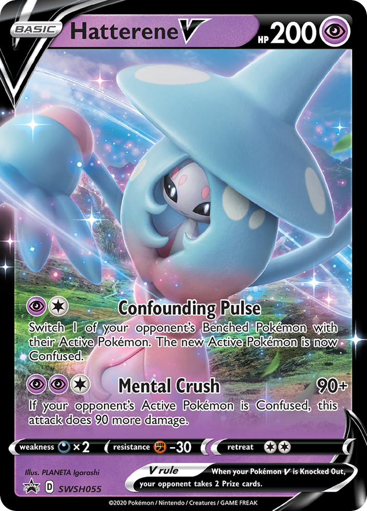 Hatterene V (SWSH055) [Sword & Shield: Black Star Promos] Pokémon