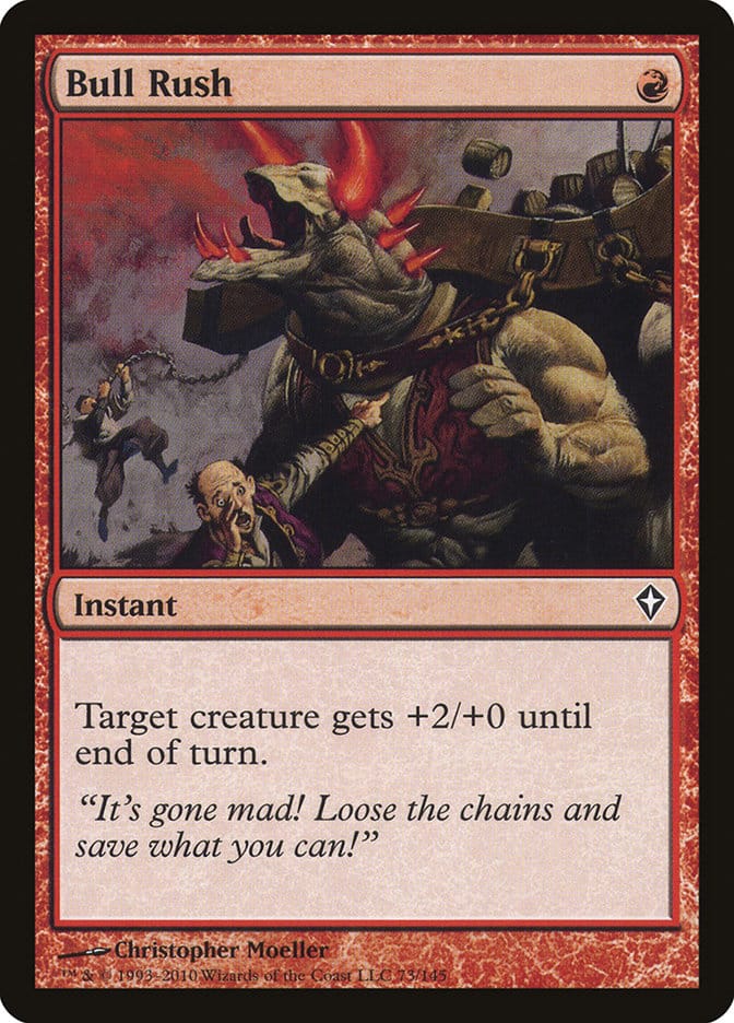 Bull Rush [Worldwake] Magic: The Gathering
