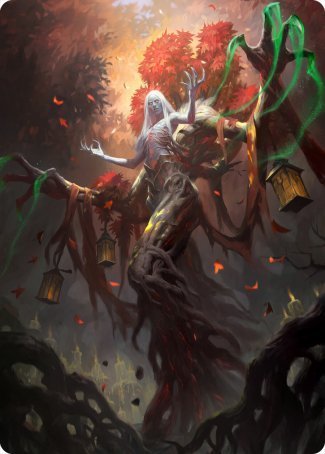 Wrenn and Seven Art Card [Innistrad: Midnight Hunt Art Series] Magic: The Gathering