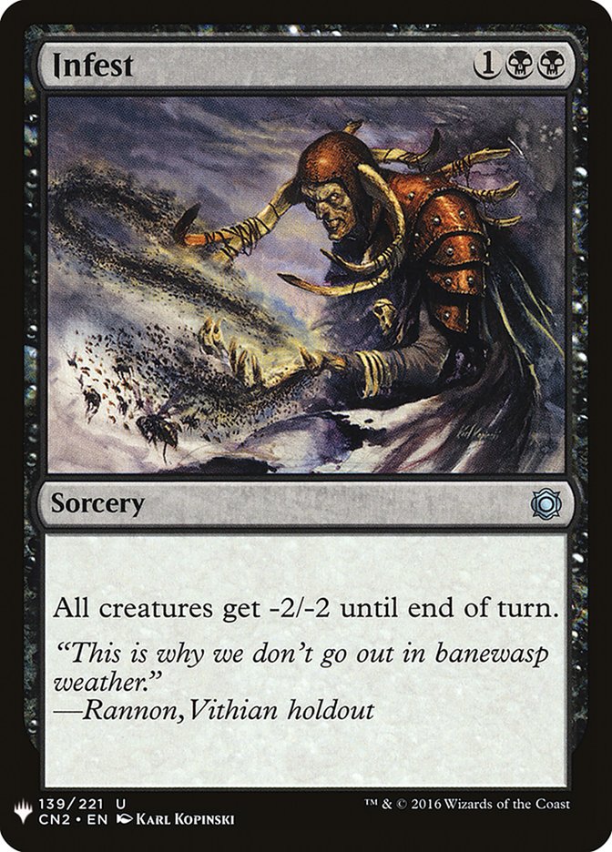 Infest [Mystery Booster] Magic: The Gathering