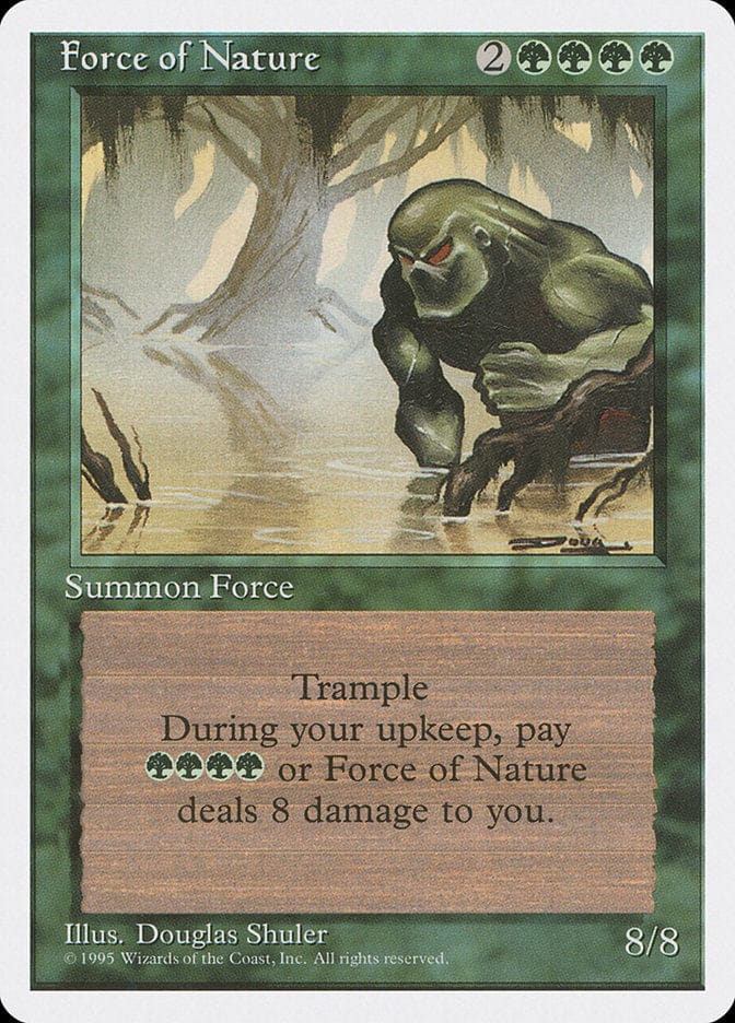 Force of Nature [Fourth Edition] Magic: The Gathering