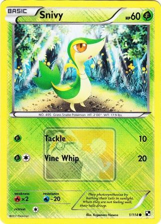 Snivy (1/114) (League Promo) [Black & White: Base Set] Pokémon