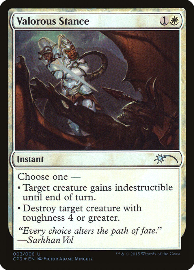 Valorous Stance [Magic Origins Clash Pack] Magic: The Gathering