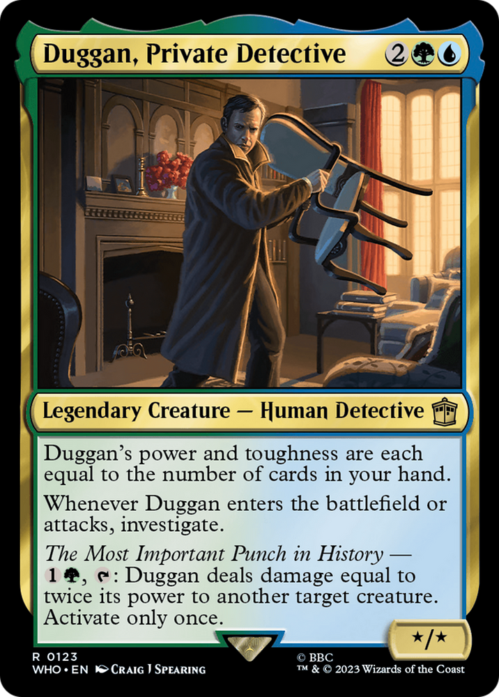 Duggan, Private Detective [Doctor Who] Magic: The Gathering