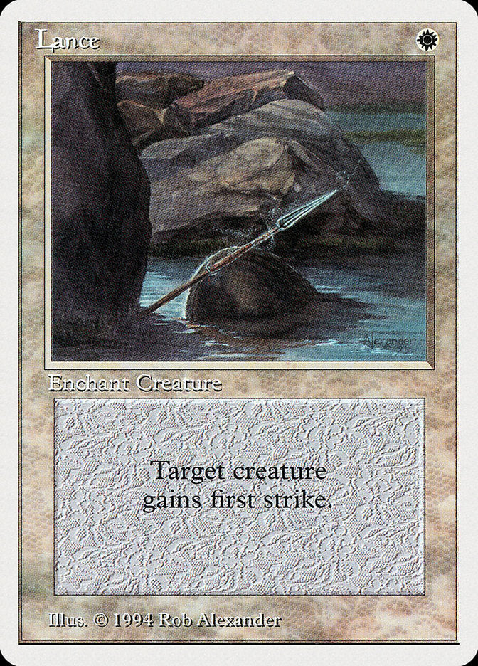 Lance [Summer Magic / Edgar] Magic: The Gathering