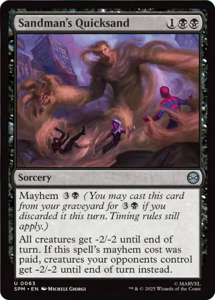 Sandman's Quicksand [Marvel's Spider-Man] Magic: The Gathering