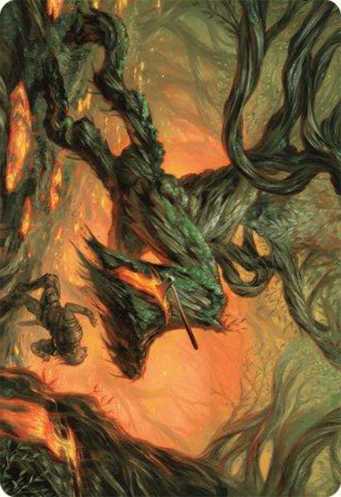 Stump Stomp Art Card [Modern Horizons 3 Art Series] Magic: The Gathering
