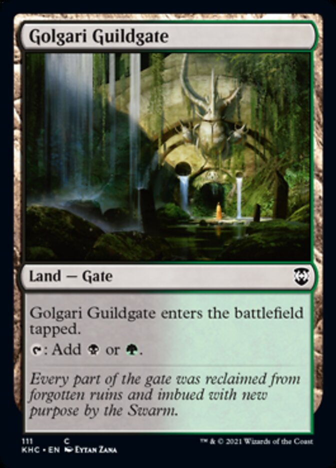 Golgari Guildgate [Kaldheim Commander] Magic: The Gathering