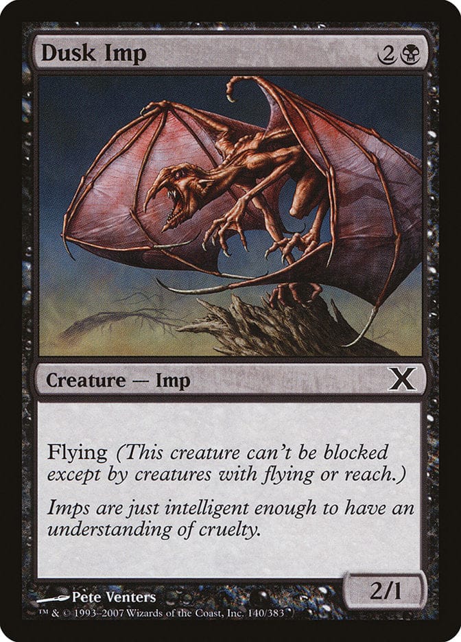 Dusk Imp [Tenth Edition] Magic: The Gathering