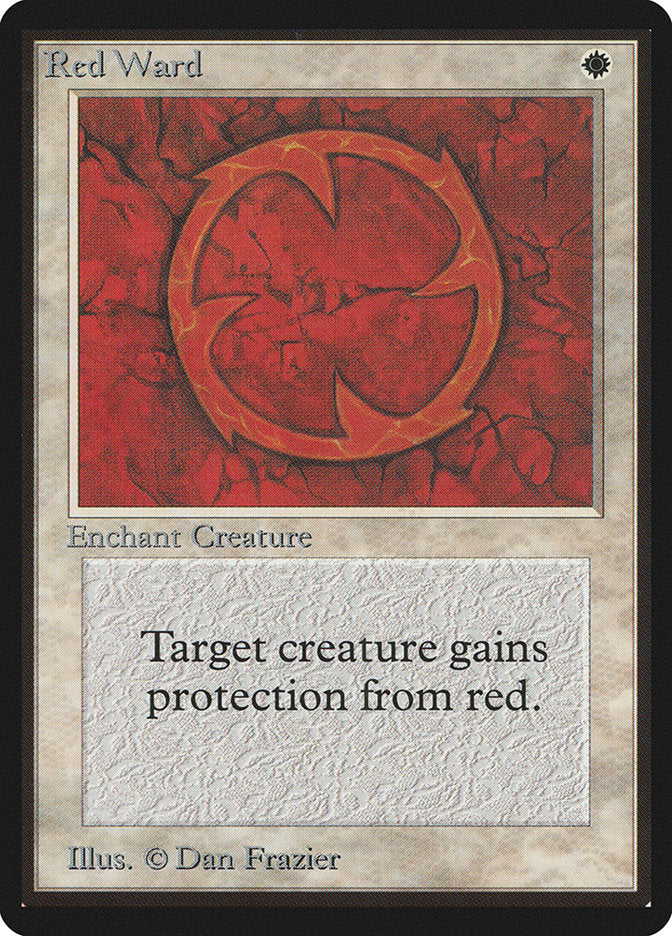 Red Ward [Beta Edition] Magic: The Gathering